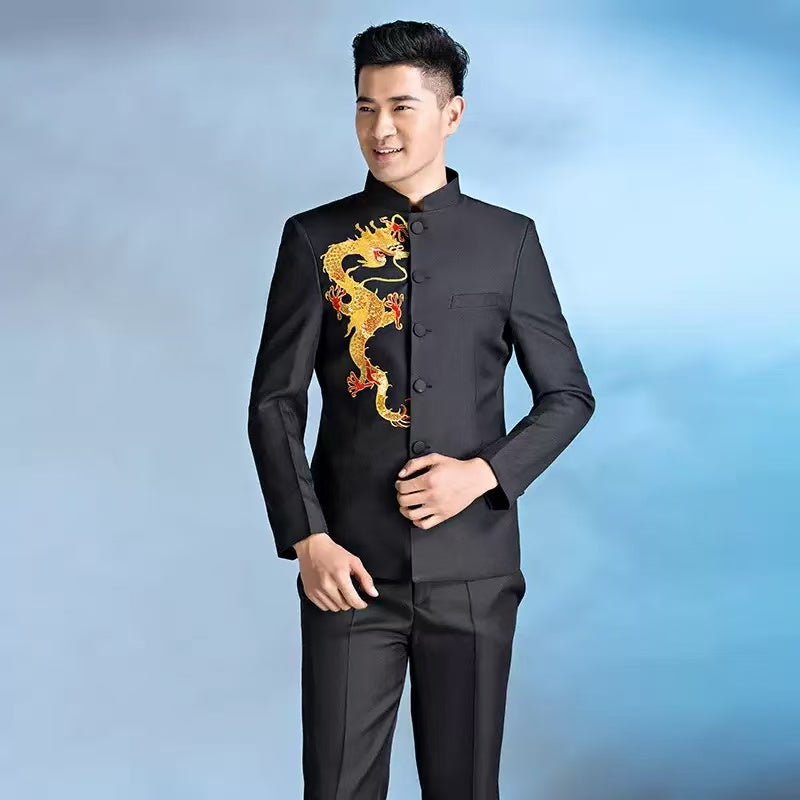 Y1556 men's slim-fit suit