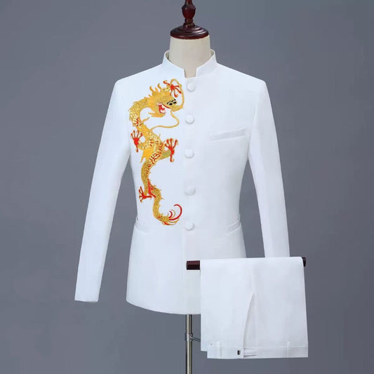 Y1556 men's slim-fit suit