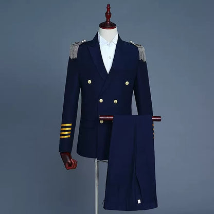 Y1557 double-breasted suit