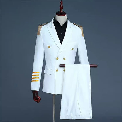 Y1557 double-breasted suit