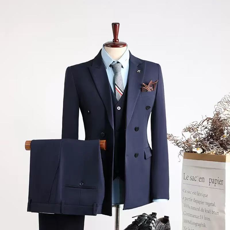 Y1582 double-breasted suit for men
