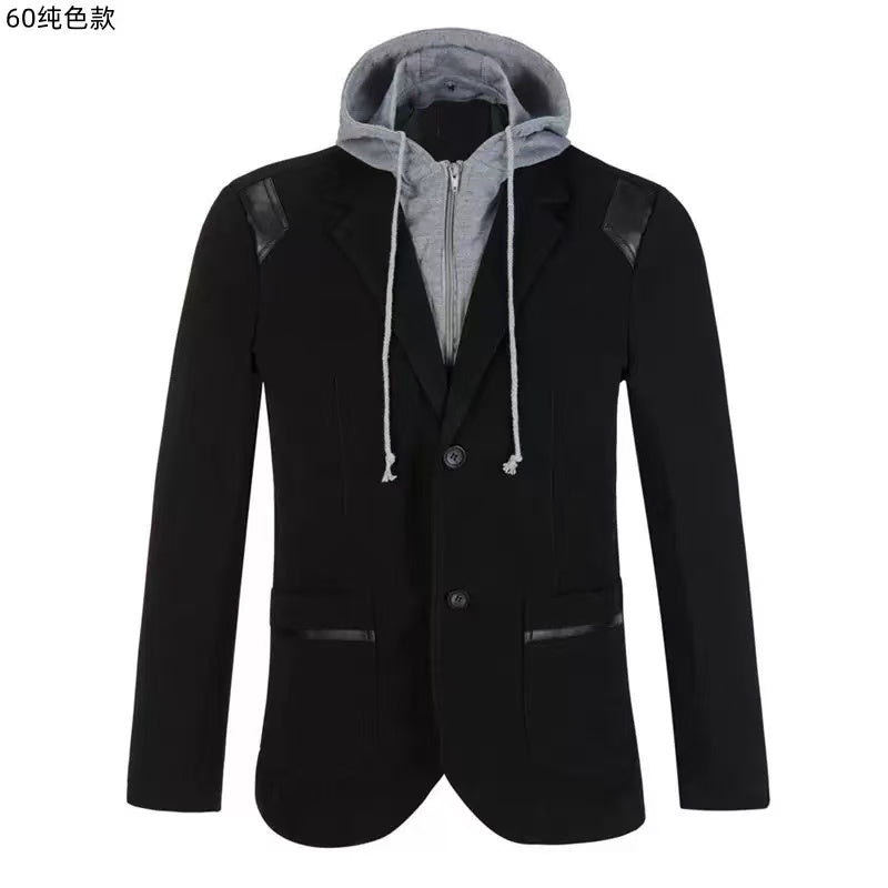 Y1586 small suit fake two piece