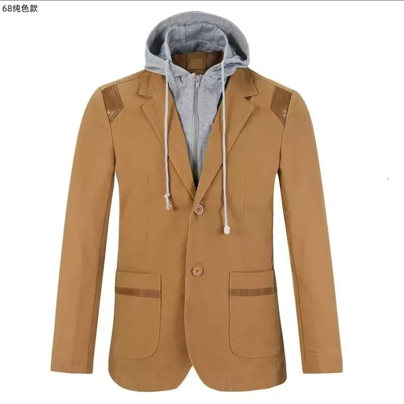 Y1586 small suit fake two piece