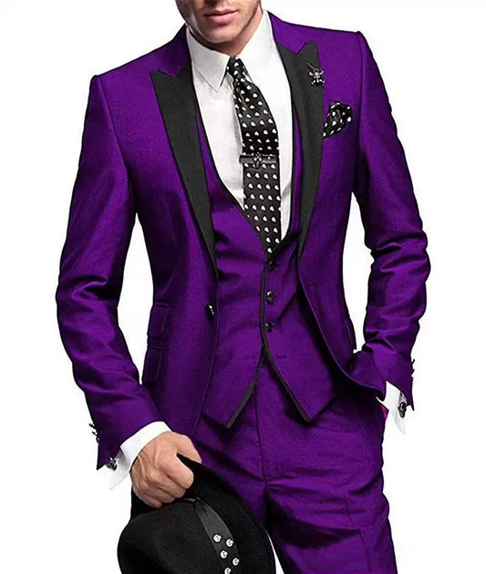 Y1595 men's three-piece suit