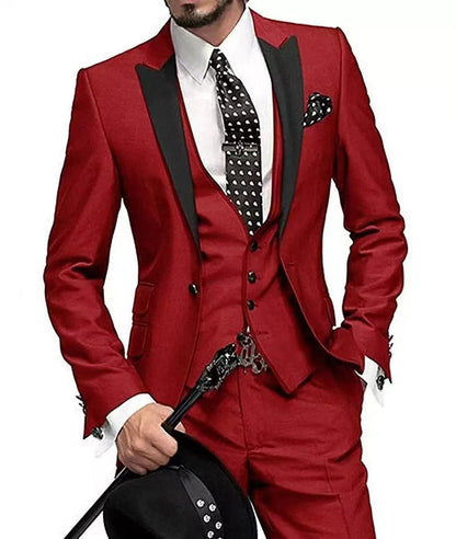 Y1595 men's three-piece suit