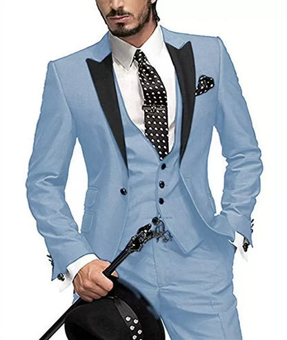 Y1595 men's three-piece suit