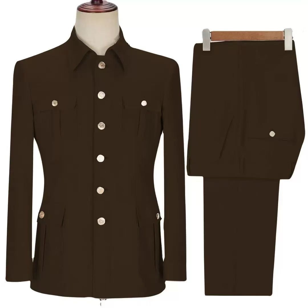 Y1596 Men's Two-Piece Suit