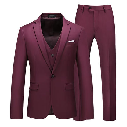 Y1614 solid color suit