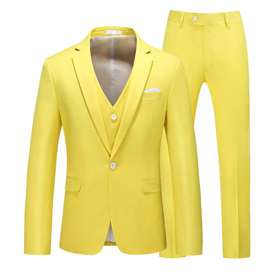 Y1614 solid color suit