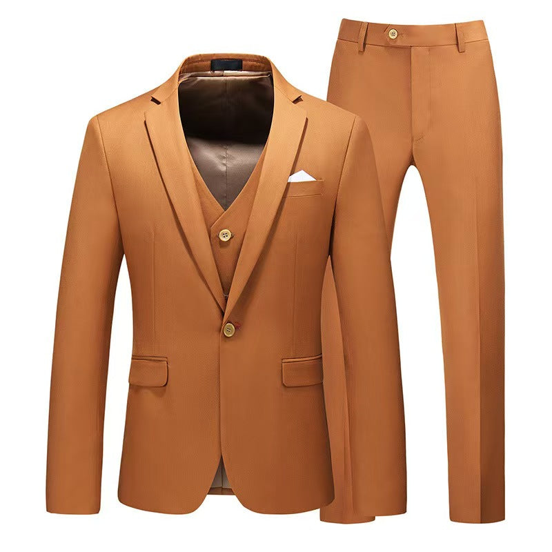 Y1614 solid color suit