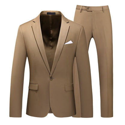 Y1615 solid color suit