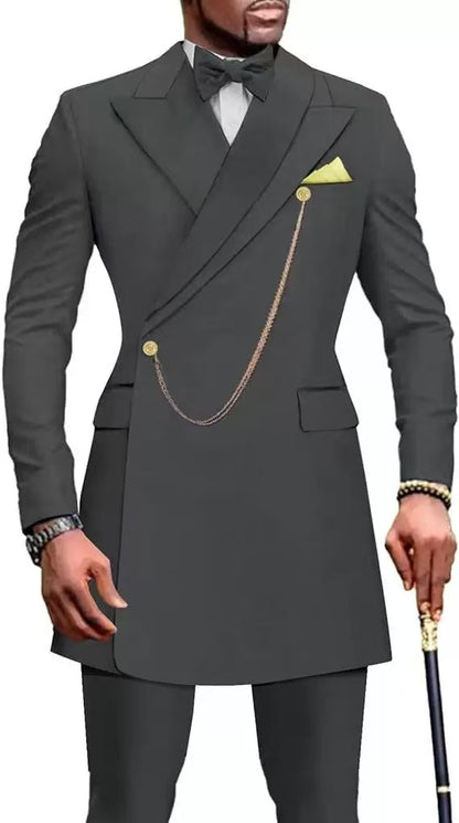 Y1627 two-piece suit slim fit formal