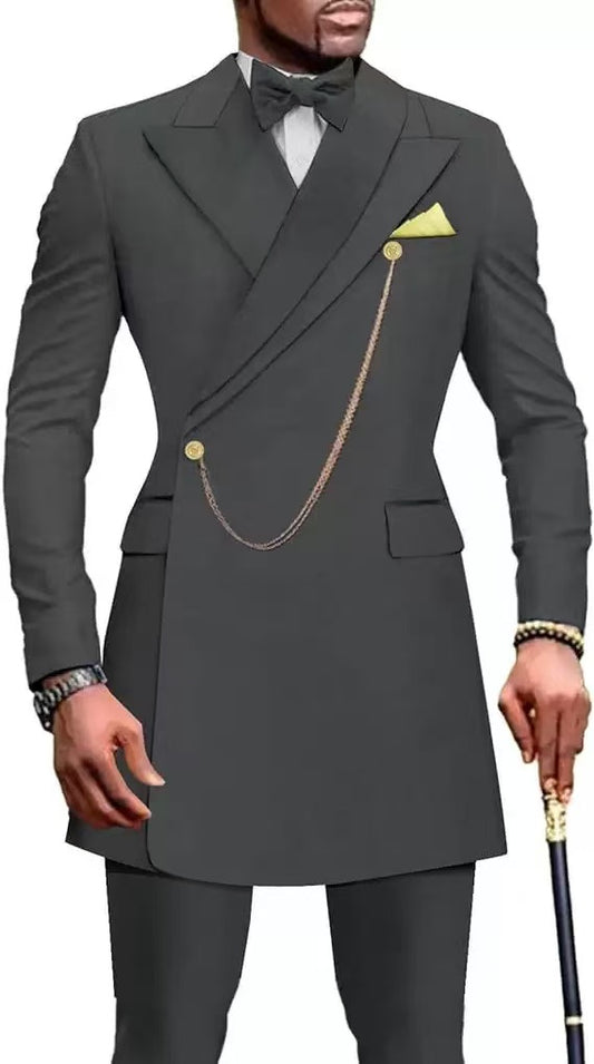 Y1627 two-piece suit slim fit formal