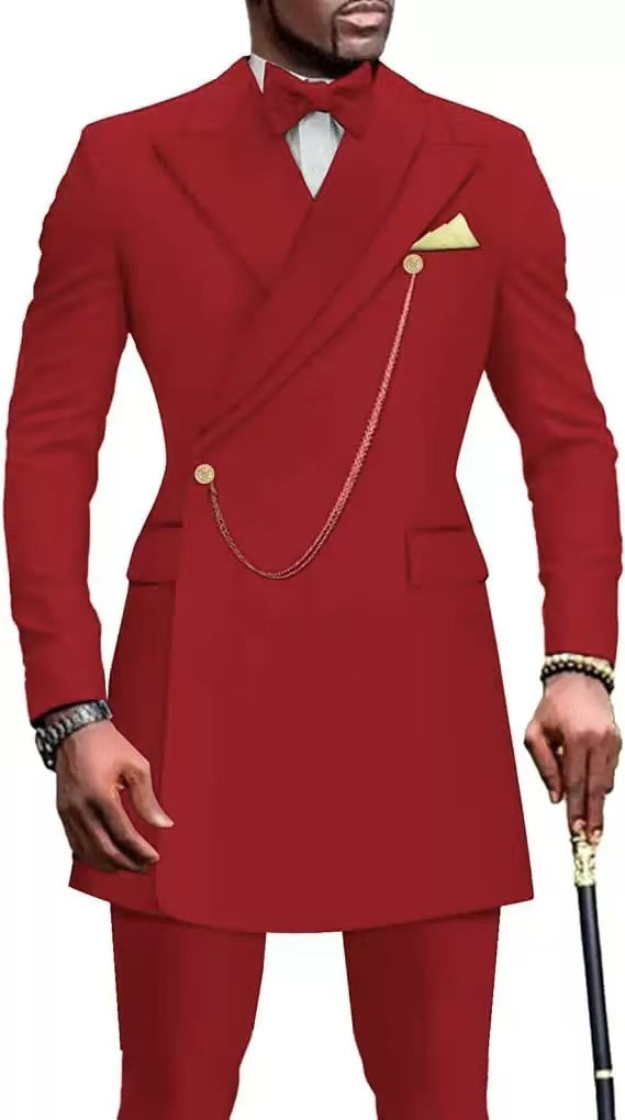 Y1627 two-piece suit slim fit formal