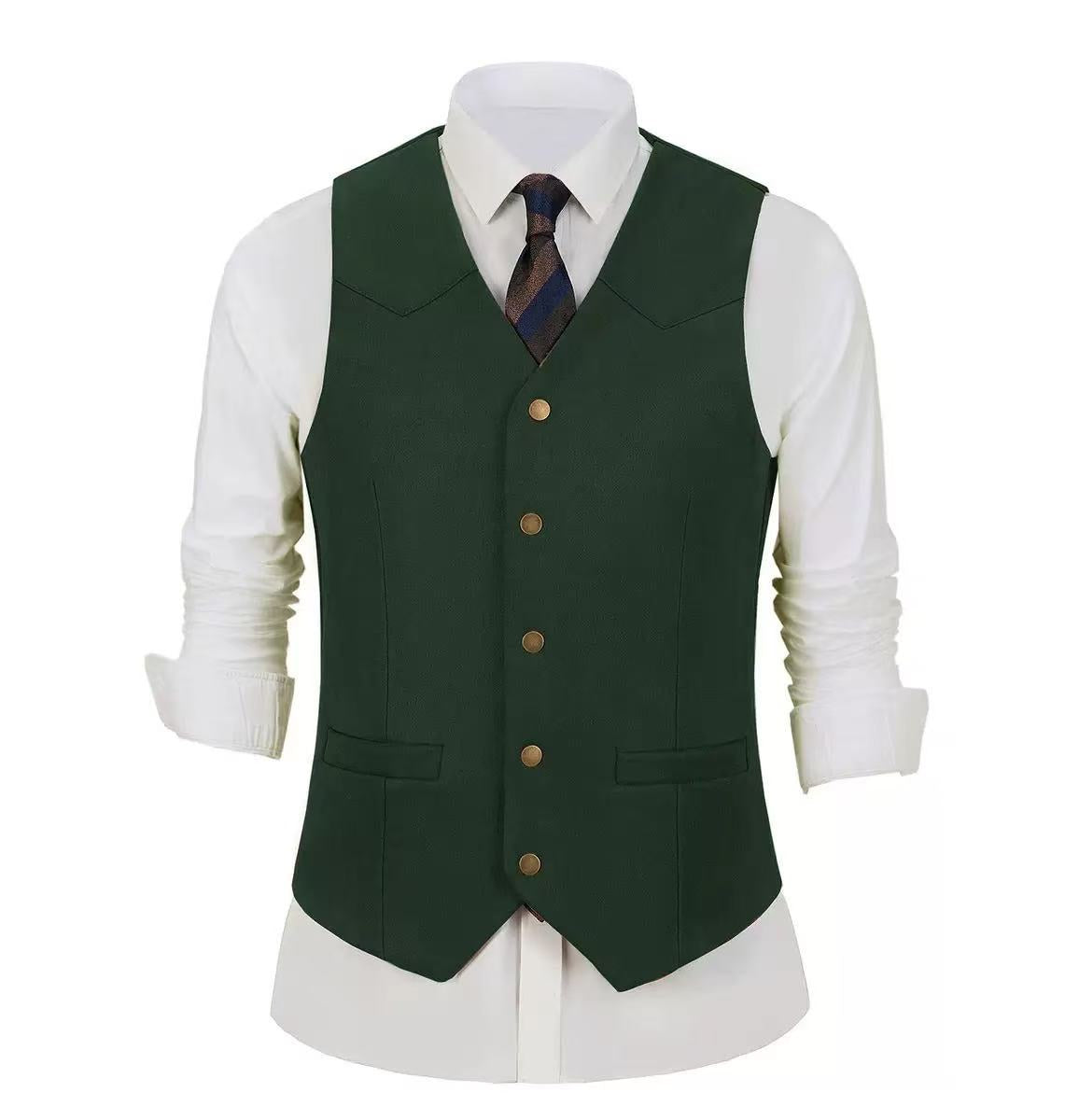 Y1656 Men's Suit Vest Fashion