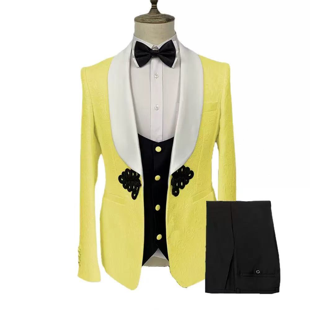 Y1658 three-piece suit