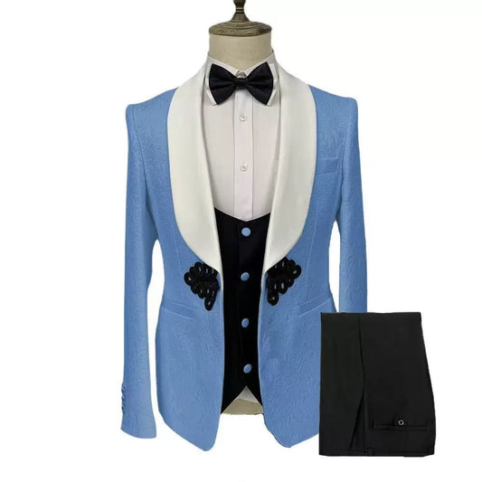 Y1658 three-piece suit