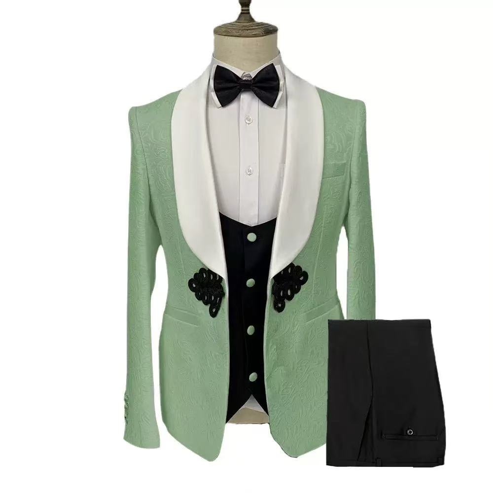 Y1658 three-piece suit