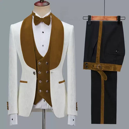 Y1664 jacquard suit