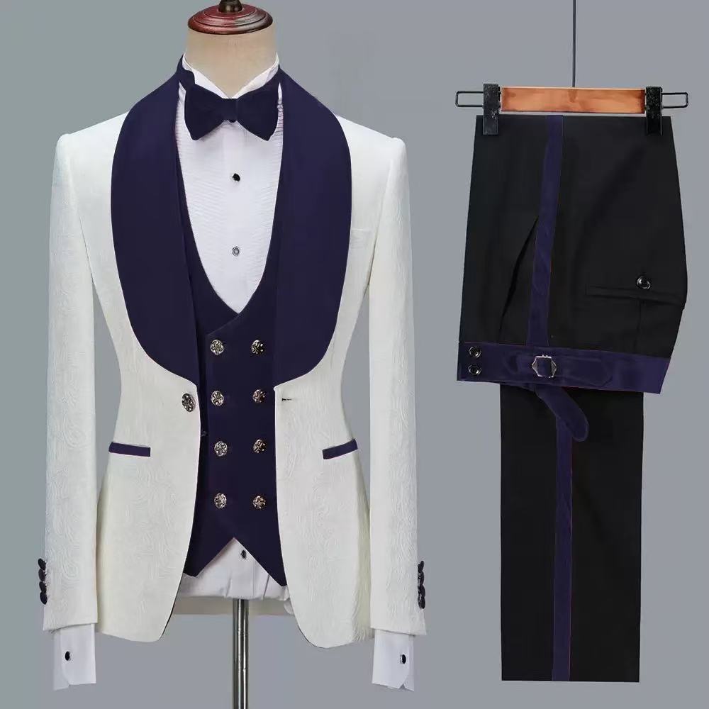Y1664 jacquard suit