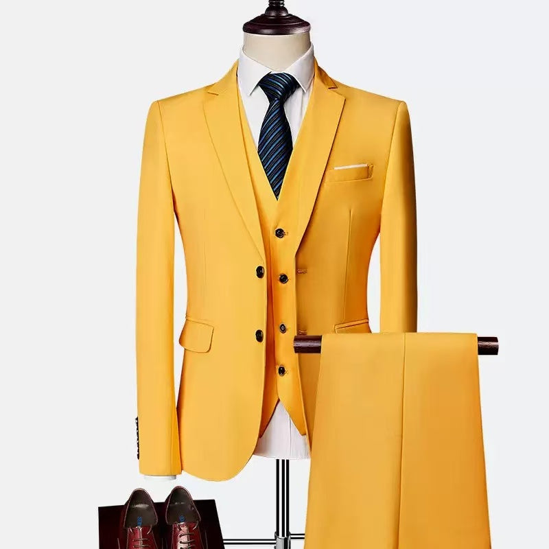 Y1689 Men's three-piece suit