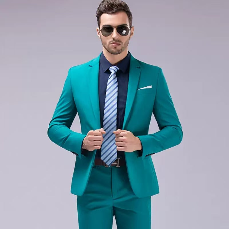 Y1696 three-piece wedding suit