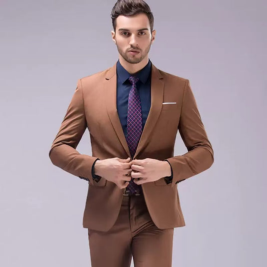 Y1697 three-piece wedding suit