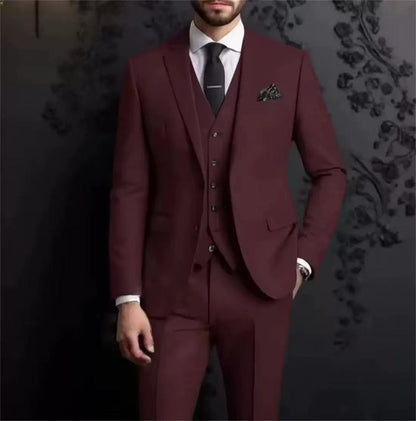 Y1699 three-piece wedding groomsmen suit
