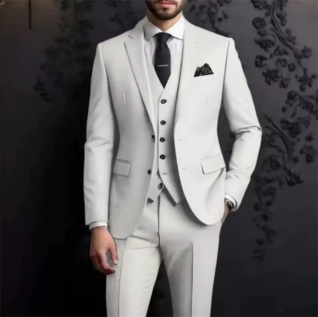 Y1701 solid color suit