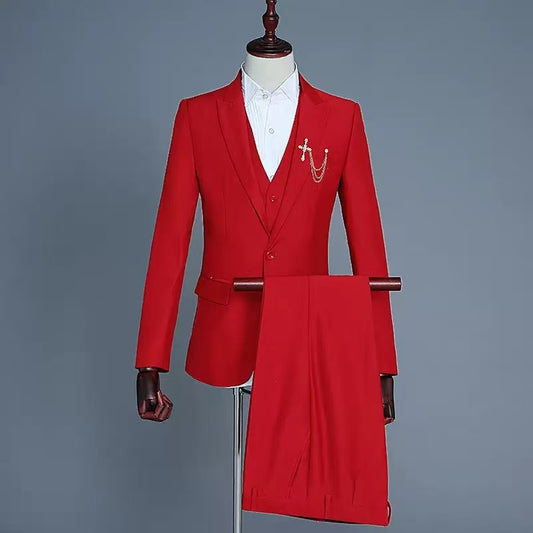 Y1720 business suit solid color
