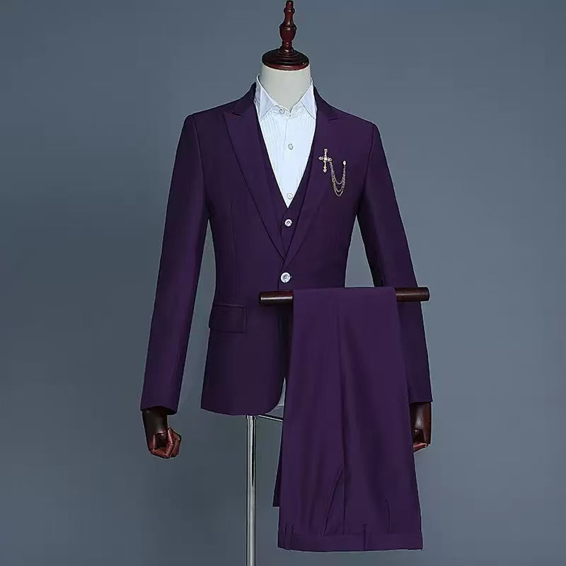 Y1720 business suit solid color
