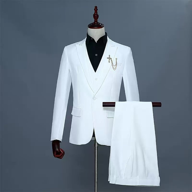 Y1721 business solid color suit